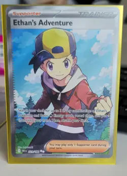 Pokemon TCG Ethans Adventure 221/182 Destined Rivals Full Art M/Nm - Image 1