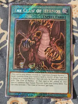 The Claw of Hermos DRL2-EN013 Secret Rare Yugioh - Image 1