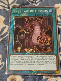 The Claw of Hermos DRL2-EN013 Secret Rare Yugioh - Image 2
