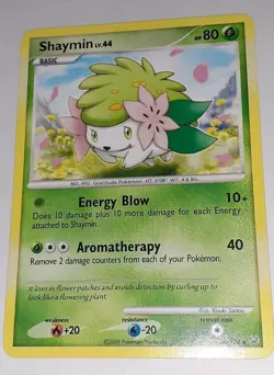Shaymin 38/127 Platinum Pokemon Non Holo Rare - Image 2