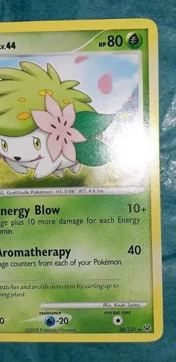Shaymin 38/127 Platinum Pokemon Non Holo Rare - Image 5