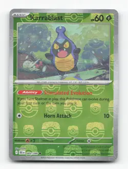 Pokemon TCG - Karrablast (Master Ball Pattern) 009/086 NM Common SV: Black Bolt - Image 1