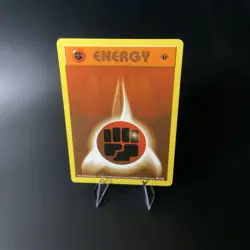 Pokemon 1st EDITION Shadowless FIGHTING ENERGY 97/102 - 1999 Base Set. LP - Image 1