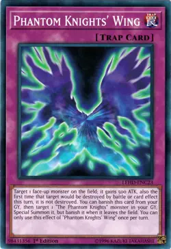 Yugioh! LP Phantom Knights' Wing - LEHD-ENC23 - Common - 1st Edition Lightly Pla - Image 1