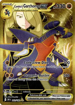 Cynthia's Garchomp ex 241 Pokemon Destined Rivals Hyper Rare NM - Image 1