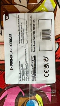 Gengar 050/088 EB Games Pokemon Perfect Order Stamped Sealed English Promo - Image 2