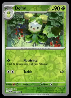 Dolliv 022/182 Common Destined Rivals Pokemon Reverse Holo NM - Image 1