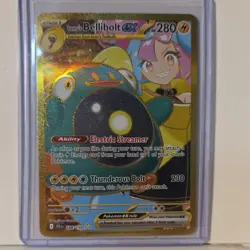Pokemon TCG Iono's Bellibolt ex 188/159 Sv09 Journey Together Full Art Holo - Image 1