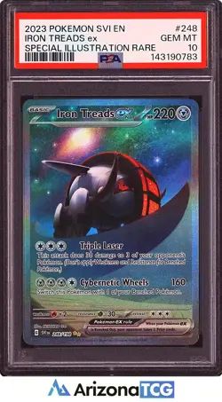 Pokemon 2023 Iron Treads ex 248/198 SIR Scarlet & Violet GEM MINT PSA 10 - Image 1