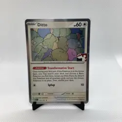 Ditto 132/165 Cosmos Holo Prize Pack Stamped Series 6 Pokemon TCG - Image 1