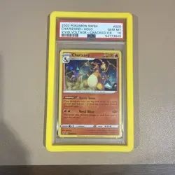 Pokemon PSA 10 GEM MT Charizard 025/185 Theme Deck Cracked Ice Holo 2020 S#4532 - Image 1