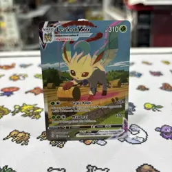 Pokemon TCG Leafeon VMAX 205/203 Evolving Skies Secret Rare Alt Art - Image 1