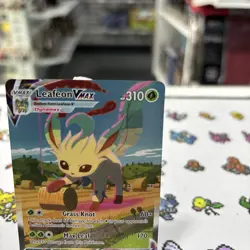 Pokemon TCG Leafeon VMAX 205/203 Evolving Skies Secret Rare Alt Art - Image 4