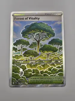 Forest of Vitality 109/088 Pokemon Card Ultra Rare Perfect Order Holo Trainer - Image 1