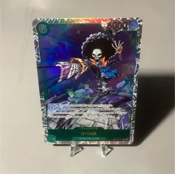 One Piece Brook OP15-032 Full Art Foil Character Adventure on Kami’s Island. NM - Image 1