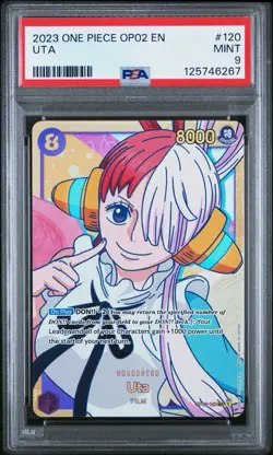 2023 UTA One Piece Paramount War OP02 #120 UTA PSA 9 - Image 1