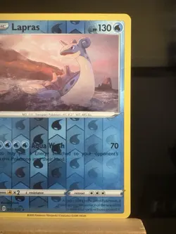 LAPRAS - 48/202 Sword & Shield NM - Reverse Holo Rare - Pokemon TCG Card - Image 3