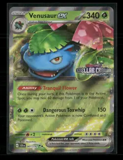 Miscellaneous Cards & Products #001/142 Venusaur ex (Stellar Crown Stamp) - Image 1