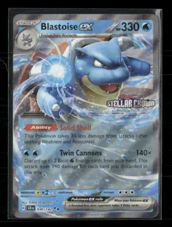 Miscellaneous Cards & Products #030/142 Blastoise ex (Stellar Crown Stamp) - Image 1
