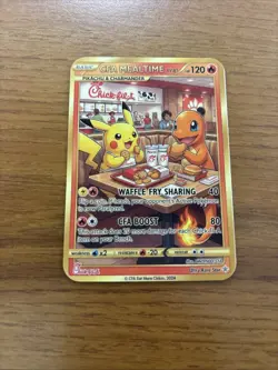 Pokemon PIKACHU Chick Fil A Trading Card Charmander Only 50 Printed - Image 1