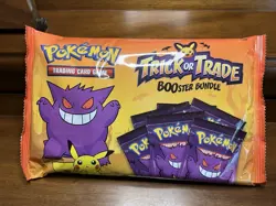 Nintendo Pokemon TCG BOOster Trick Or Trade Trading Card Game - 120 Cards 820650850783 - Image 1