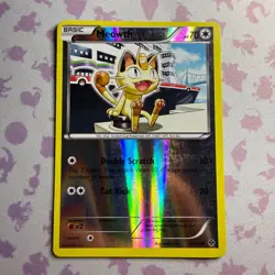 Meowth - 80/99 (Mirror Reverse Holo) Reverse Holo Promo Miscellaneous Cards & Pr - Image 1