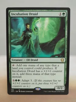 Magic: The Gathering Incubation Druid Rare Green Commander 2021 Card 195 - Image 1
