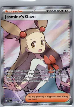Jasmine's Gaze 233/191 SV08: Surging Sparks - Pokemon Card - NM - Image 1