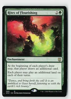MTG ~ Rites of Flourishing ~ Commander: Zendikar Rising ~ NM - Image 1