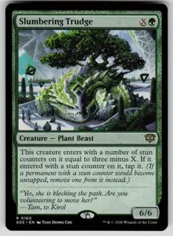 Slumbering Trudge Rare Secrets of Strixhaven 160 MTG Near Mint 2026 - Image 1