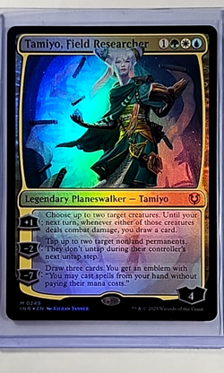 MTG Magic the Gathering Innistrad Remastered Foil #249 Tamiyo Field Researcher - Image 1