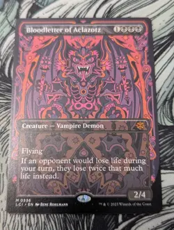 Bloodletter Of Aclazotz Mtg Lost Caverns Of Ixalan Nm Showcase - Image 1