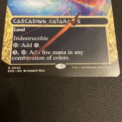 Cascading Cataracts (Borderless) Edge of Eternities: Stellar Sights Regular MTG - Image 3