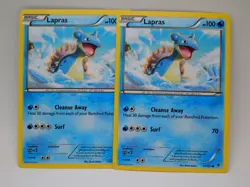 2x Pokemon Lapras 17/101 PLB Plasma Blast LP/NM - Image 1