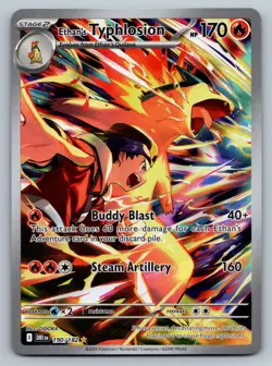 Pokemon TCG Ethan's Typhlosion 190/182 Destined Rivals Illustration Rare Holo NM - Image 1