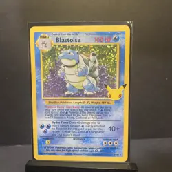 Blastoise 2/102 Celebrations Pokemon TCG Holo Rare Near Mint - Image 1