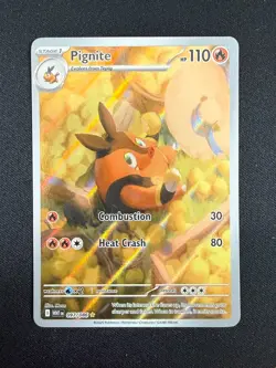 Pignite - 097/086 - Illustration Rare White Flare - Pokemon (NM) - Image 1