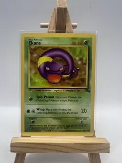 Pokemon TCG Ekans Fossil 46/62 Regular WOTC LP. - Image 1