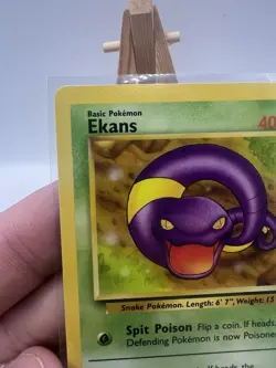 Pokemon TCG Ekans Fossil 46/62 Regular WOTC LP. - Image 4