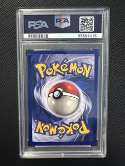 Pokemon TCG Ninetales Base Set Holo Unlimited Rare Card 12/102 PSA8 - Image 2