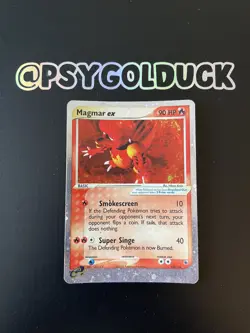 MAGMAR EX - HOLO - 100/109 - EX RUBY & SAPPHIRE - ENG - POKEMON E30 - Image 1