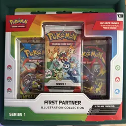 Pokemon TCG First Partner Illustration Collection Box Series 1 Sealed New - Image 1