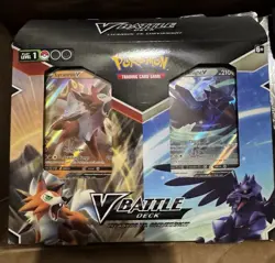 Pokemon V Battle Deck Lycanroc vs Corviknight &Ice Rider X3 Calyrex Vmax DeckX3 - Image 2