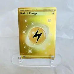 The Pokemon Company Basic Lightning Energy 257/198 SV01 Gold Rare Foil Holo - Image 1