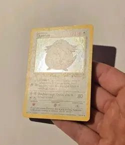 Chansey 3/130 Holo Rare Pokemon Base Set 2 LP - Image 4