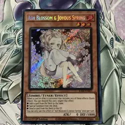 Yu-Gi-Oh Ash Blossom & Joyous Spring Secret Rare RA04-EN025 M/NM - Image 1