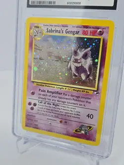 Sabrina's Gengar 14/132 Gym Heroes Holo CGC 8 - Image 3