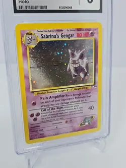 Sabrina's Gengar 14/132 Gym Heroes Holo CGC 8 - Image 4