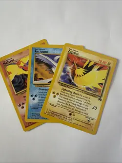 Pokemon Bundle Joblot WOTC Black Star Promo Moltres 21, Articuno 22, Zapdos 23 - Image 1