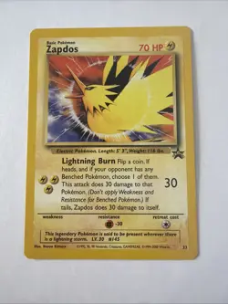 Pokemon Bundle Joblot WOTC Black Star Promo Moltres 21, Articuno 22, Zapdos 23 - Image 4